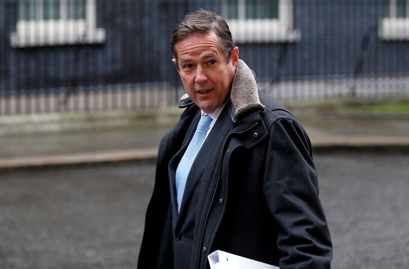 © Reuters. FILE PHOTO:  Barclays' CEO Jes Staley arrives at 10 Downing Street in London