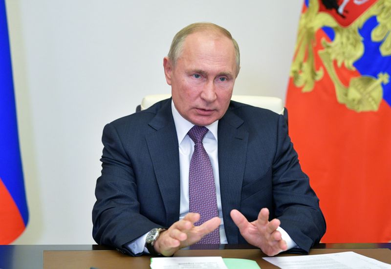 &copy; Reuters. الكرملين: بوتين سيبحث وضع الاقتصاد مع محافظة البنك المركزي بعد قرار الفائدة