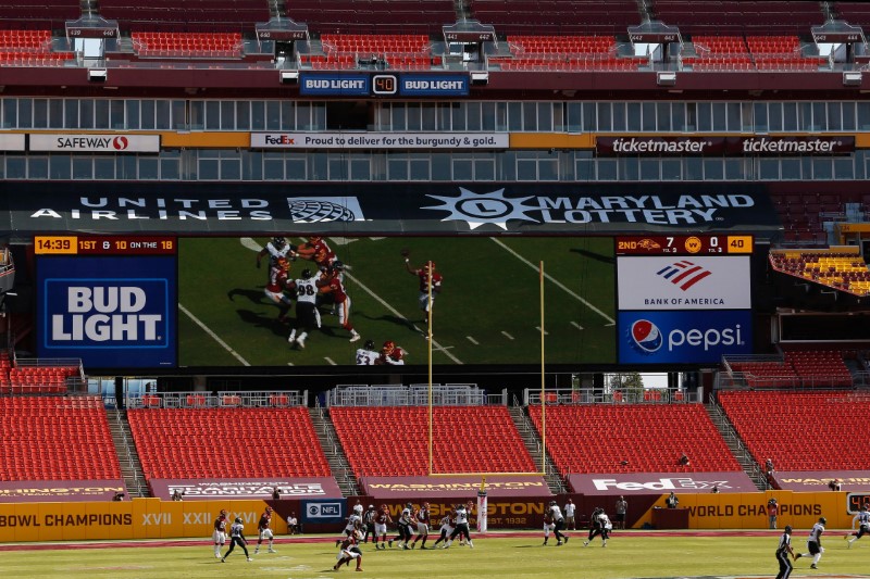 &copy; Reuters. NFL: Baltimore Ravens at Washington Football Team