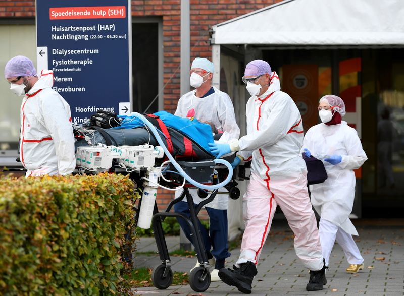 &copy; Reuters. The outbreak of the coronavirus disease (COVID-19), in Almere