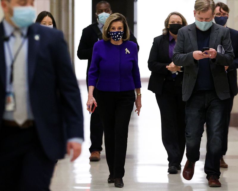 &copy; Reuters. U.S. House Speaker Pelosi holds news conference on Capitol Hill in Washington