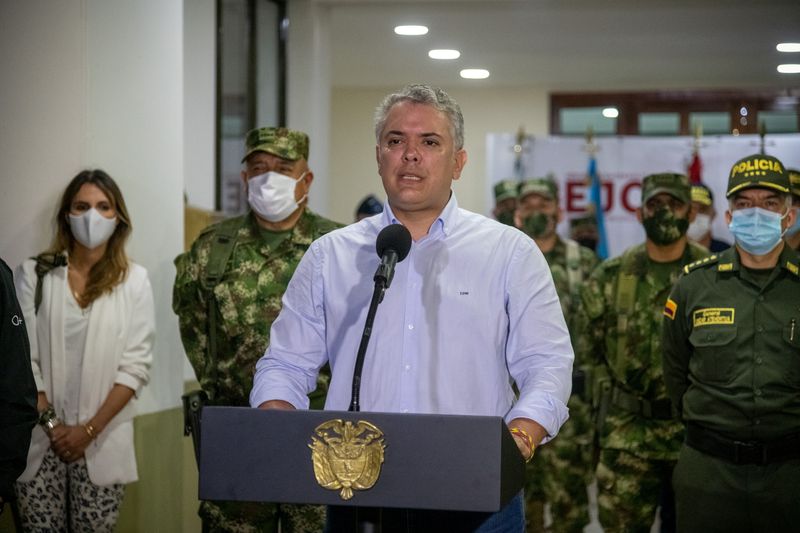 © Reuters. كولومبيا تعلن قتل أحد كبار قادة متمردي جيش التحرير الوطني