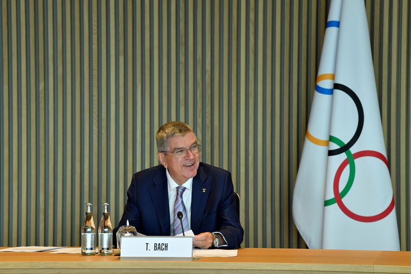 &copy; Reuters. 五輪は政治的デモンストレーションの場ではない＝バッハ会長