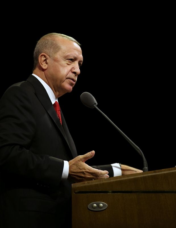 &copy; Reuters. أردوغان: حان الوقت لحل على أساس دولتين في قبرص