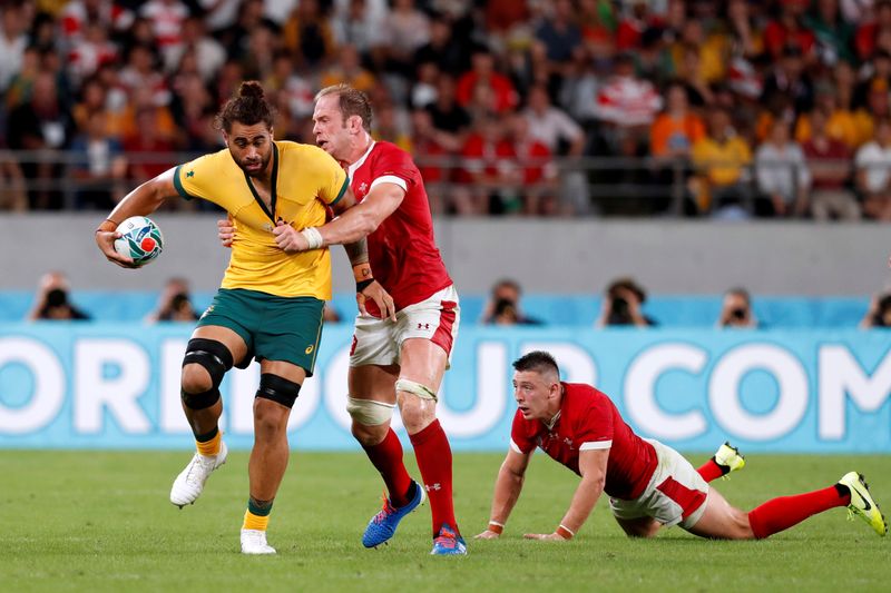 &copy; Reuters. FILE PHOTO: Rugby World Cup 2019 - Pool D - Australia v Wales