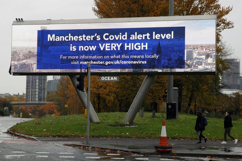 &copy; Reuters. The coronavirus disease (COVID-19) outbreak, in Manchester