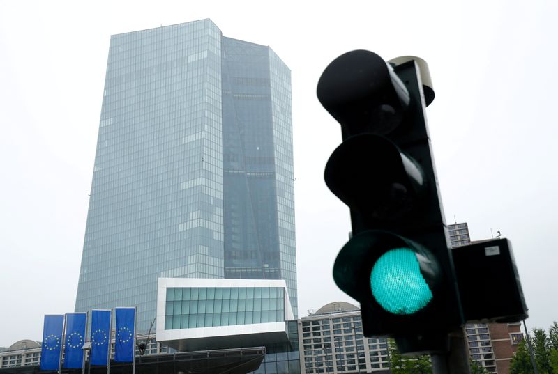 &copy; Reuters. La sede della Banca centrale europea a Francoforte