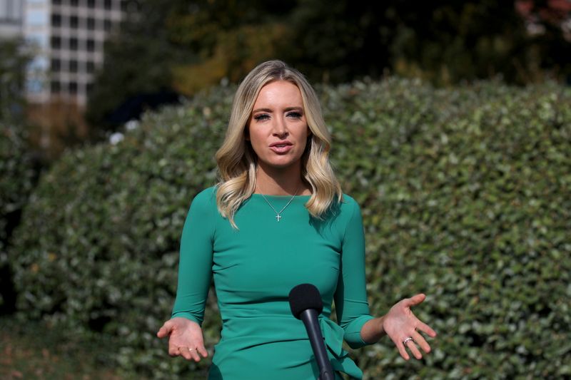 © Reuters. Kayleigh McEnany, porta-voz da Casa Branca