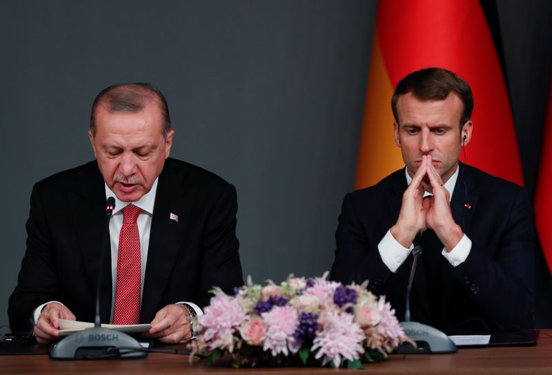 &copy; Reuters. News conference after a Syria summit in Istanbul