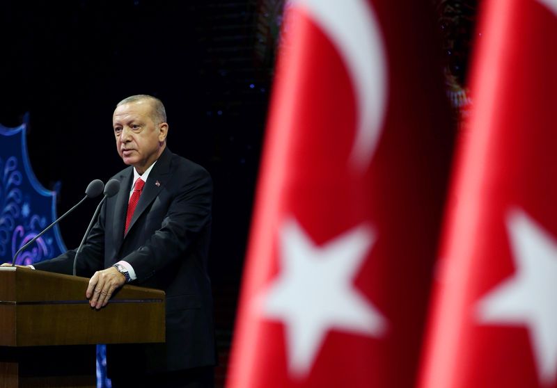 &copy; Reuters. FOTO DE ARCHIVO: El presidente turco, Tayyip Erdogan, en Ankara
