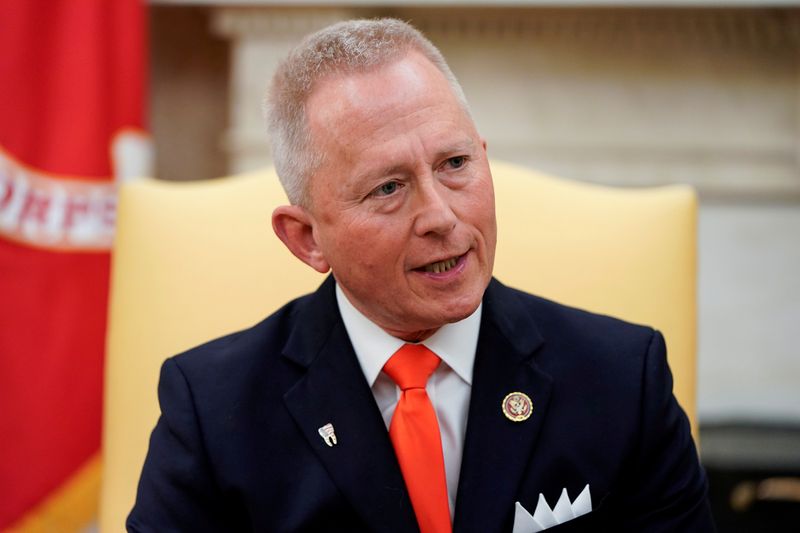 &copy; Reuters. FILE PHOTO: U.S. President Trump meets with U.S. Rep. Jeff Van Drew at the White House in Washington