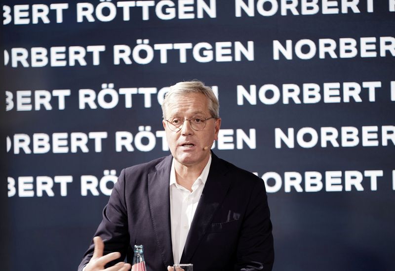 &copy; Reuters. FILE PHOTO: Candidate for the future leadership of Germany&apos;s Christian Democratic Union (CDU) Norbert Roettgen