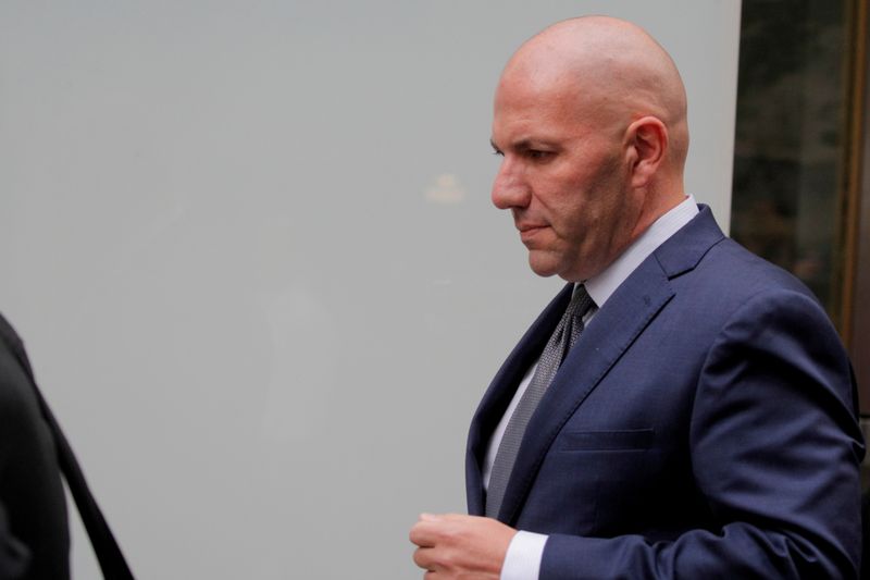 &copy; Reuters. FILE PHOTO: U.S. businessman David Correia departs after his arraignment at the United States Courthouse in the Manhattan borough of New York City