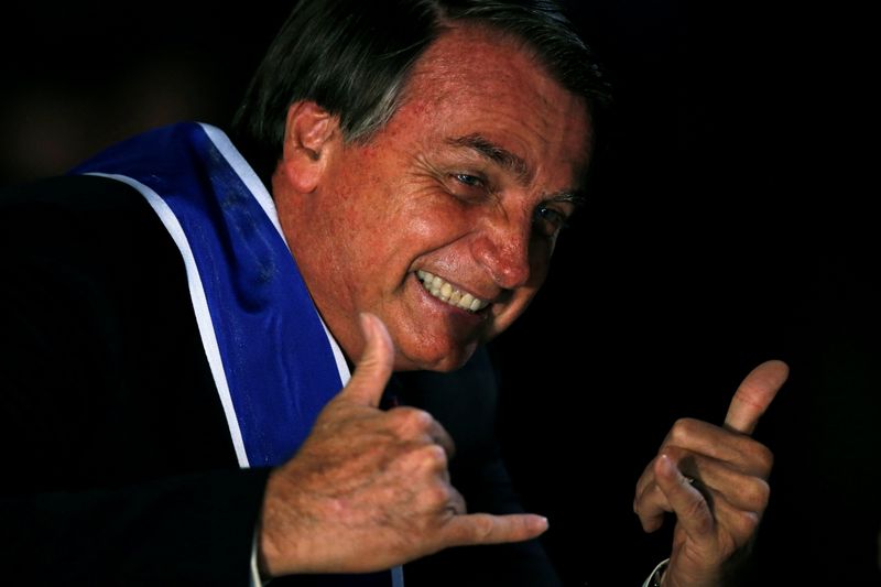 &copy; Reuters. Presidente Jair Bolsonaro durante cerimônia no Palácio Itamaraty, em Brasília