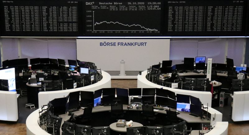 &copy; Reuters. The German share price index DAX graph at the stock exchange in Frankfurt