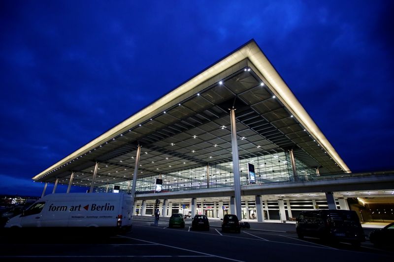 &copy; Reuters. A general view of the new Berlin-Brandenburg Airport&apos;s building in Schoenefeld