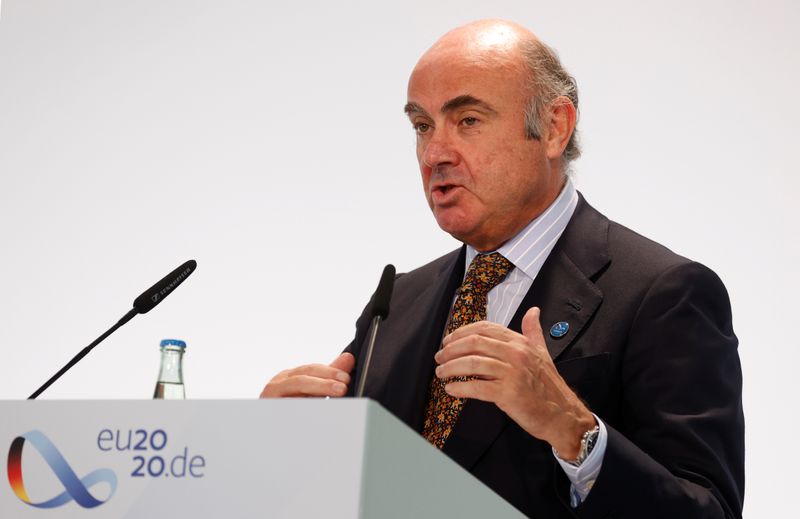 &copy; Reuters. Vice-presidente do Banco Central Europeu, Luis de Guindos