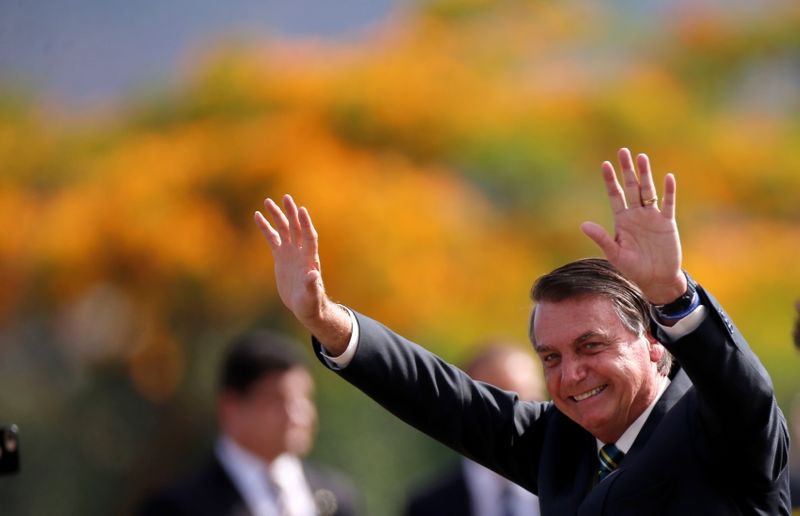 &copy; Reuters. Presidente Jair Bolsonaro em Brasília