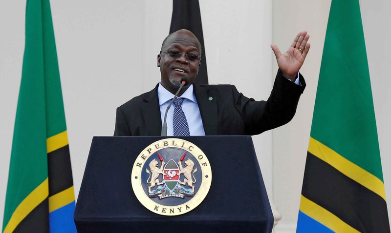 © Reuters. لجنة الانتخابات بتنزانيا تعلن إعادة انتخاب الرئيس جون ماجوفولي