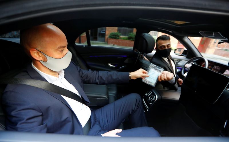 &copy; Reuters. German chauffeur service Blacklane CEO Jens Wohltorf is pictured in Berlin