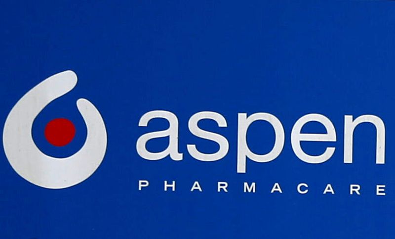 &copy; Reuters. An Aspen Pharmacare logo is seen at outside company offices in Woodmead