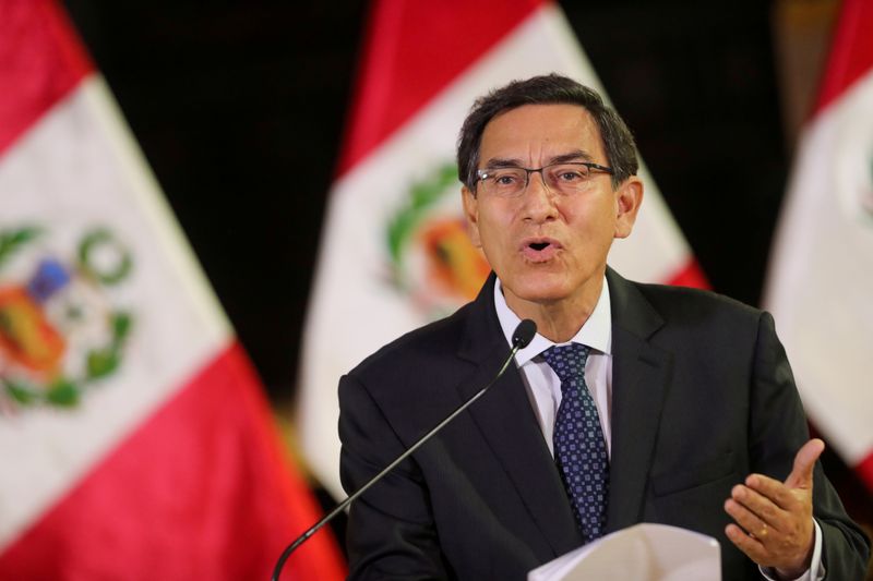 &copy; Reuters. الكونجرس في بيرو يبدأ مسعى لعزل رئيس البلاد