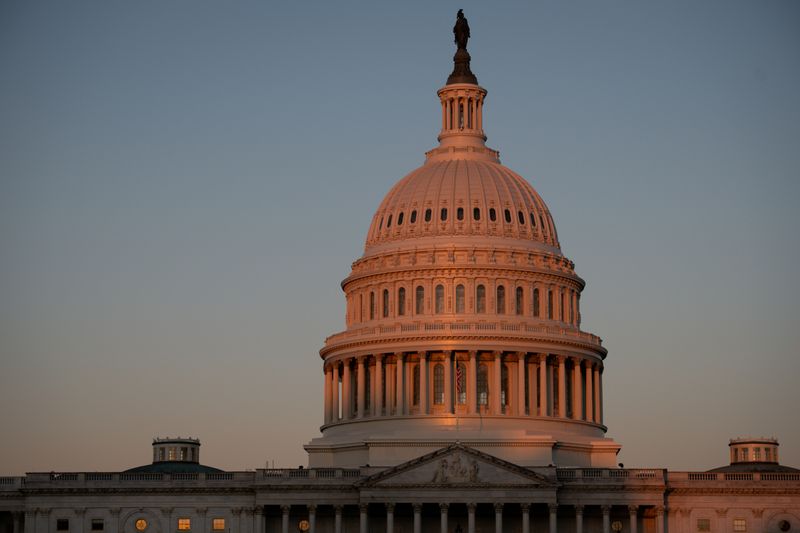 &copy; Reuters. Vista do prédio do Congresso dos Estados Unidos em Washington