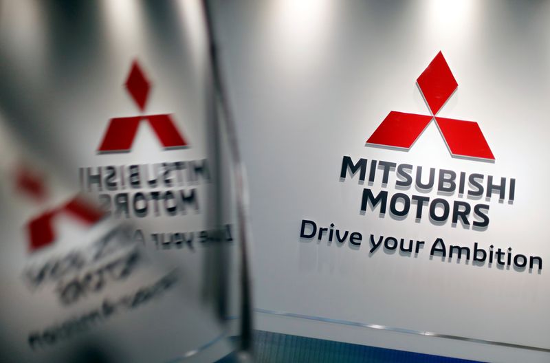 © Reuters. MITSUBISHI MOTORS ACCUSE UNE PERTE TRIMESTRIELLE DUE AU CORONAVIRUS