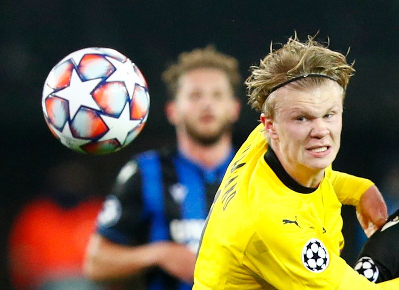 &copy; Reuters. Champions League - Group F - Club Brugge v Borussia Dortmund