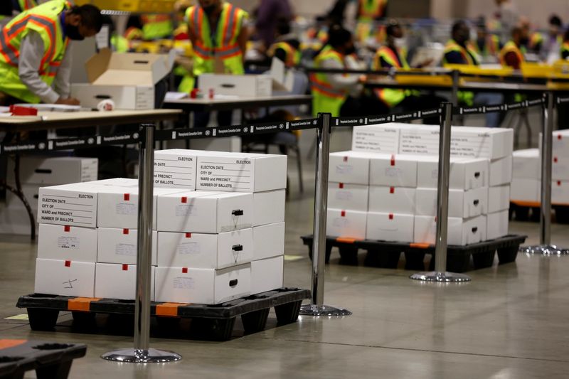 &copy; Reuters. U.S. 2020 presidential election in Pennsylvania