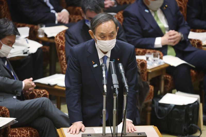 &copy; Reuters. コロナ感染拡大の兆し、今まで以上に強い警戒感で注視＝菅首相