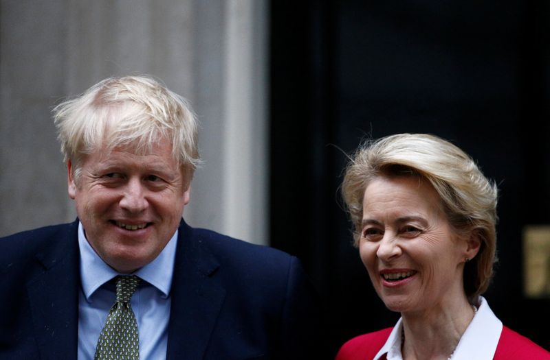 © Reuters. استمرار الخلافات في محادثات التجارة بين الاتحاد الأوروبي وبريطانيا