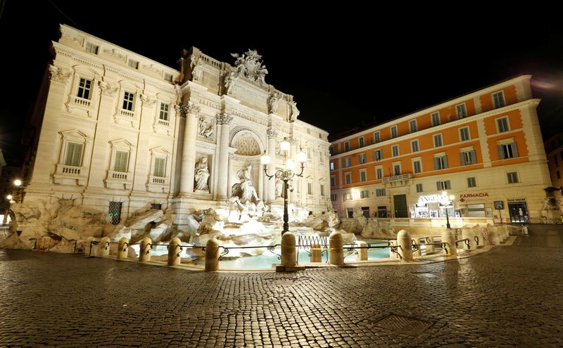 &copy; Reuters. Fontana di Trevi em Roma