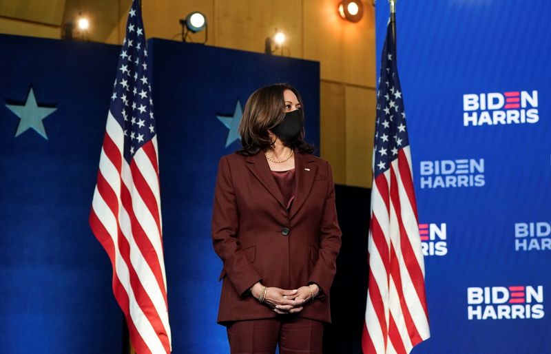 &copy; Reuters. Democratic U.S. presidential nominee Biden speaks about 2020 the presidential election in Wilmington, Delaware