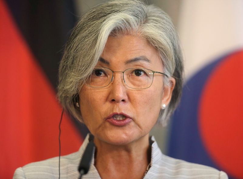 &copy; Reuters. يونهاب: وزيرة خارجية كوريا الجنوبية تصل واشنطن للاجتماع مع بومبيو وفريق بايدن