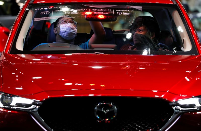&copy; Reuters. The delayed Bangkok International Motor Show opens to the public amid outbreak of coronavirus disease