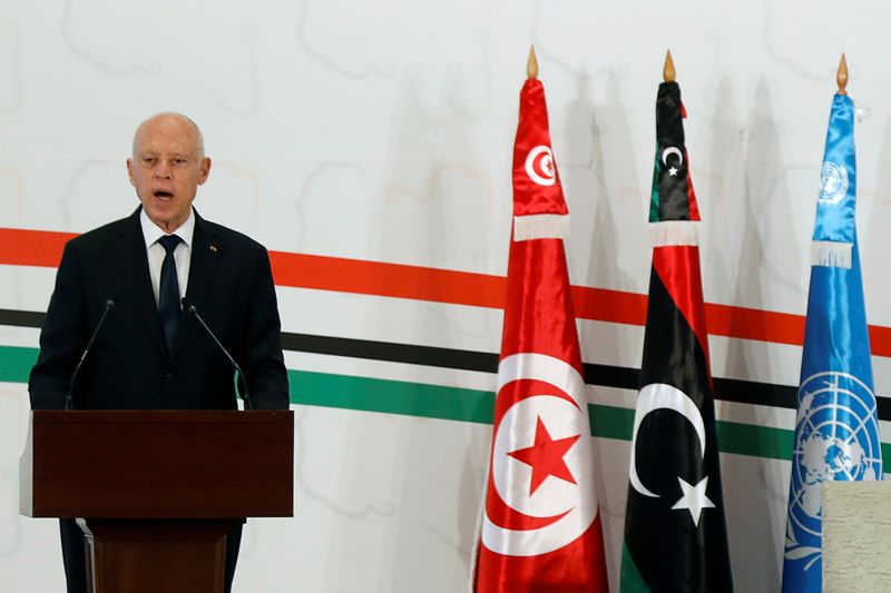 &copy; Reuters. انطلاق محادثات السلام الليبية برعاية الأمم المتحدة في تونس