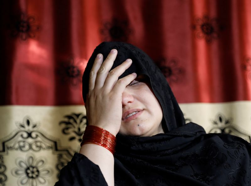&copy; Reuters. Afghan police woman who was blinded after gunmen attack interviewed in Kabul