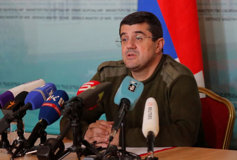 &copy; Reuters. زعيم ناجورنو قرة باغ: اتفاق وقف إطلاق النار مع أذربيجان كان حتميا