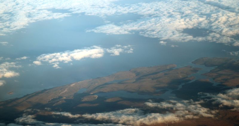 &copy; Reuters. Vista aérea do litoral das Ilhas Malvinas