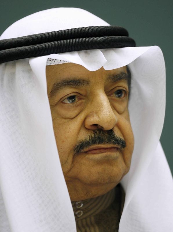 &copy; Reuters. الديوان الملكي في البحرين يعلن وفاة رئيس الوزراء