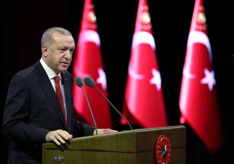 &copy; Reuters. أردوغان: تركيا وروسيا وقعتا اتفاقا بشأن مراقبة وقف إطلاق النار في ناجورنو قرة باغ