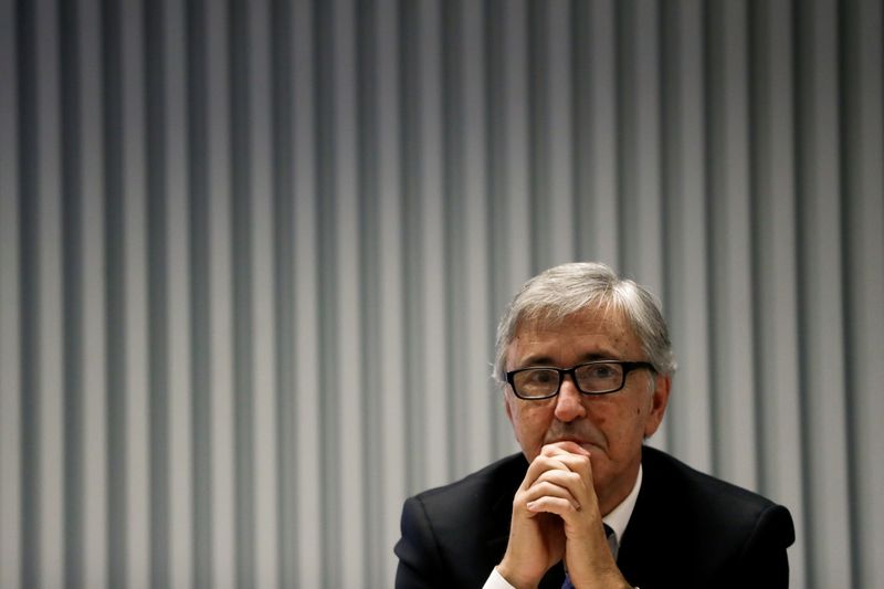 © Reuters. FILE PHOTO: Castellucci, Atlantia CEO, attends a news conference in Madrid