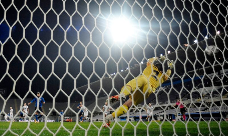 &copy; Reuters. جريفو يحرز أول أهدافه الدولية مع تشكيلة احتياطية لإيطاليا أمام استونيا