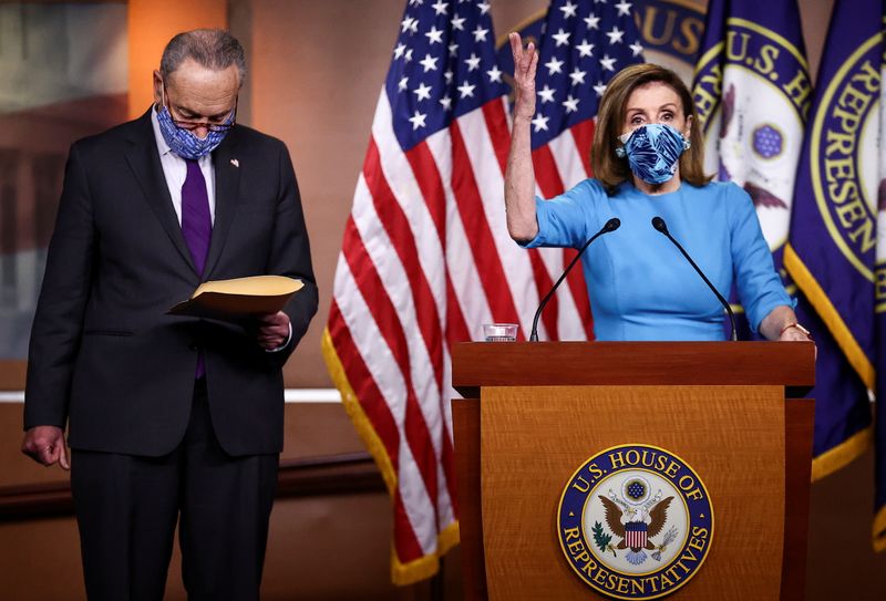 &copy; Reuters. 新型コロナ追加対策、選挙後も対立続く　米与野党が規模巡り