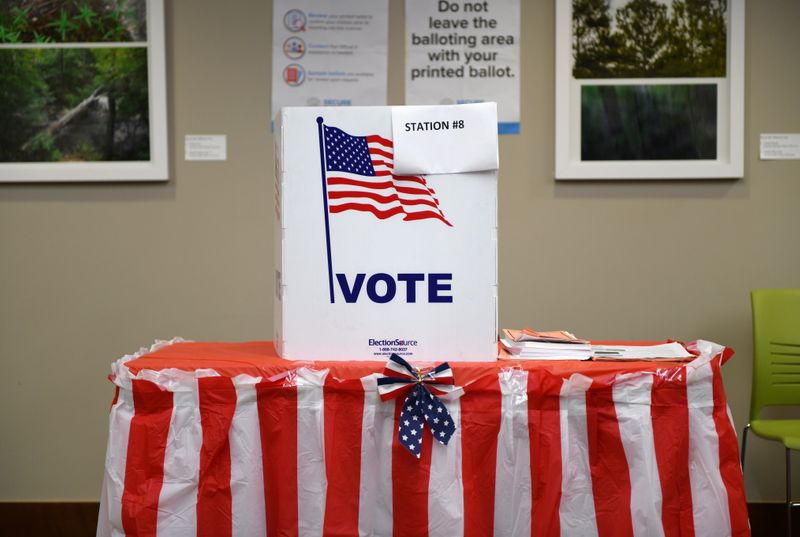 &copy; Reuters. Final day of early voting ahead of Election Day 2020, in Atlanta, Georgia