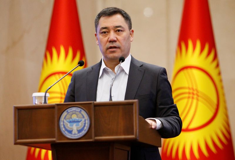 &copy; Reuters. رئيس وزراء قرغيزستان يستقيل من منصبه كرئيس مؤقت لخوض الانتخابات