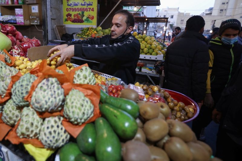 &copy; Reuters. تراجع التضخم السنوي بالأردن إلى 0.02% في أكتوبر