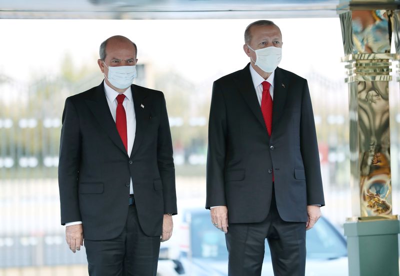 &copy; Reuters. أردوغان يزور شمال قبرص بعد فوز حليفه بانتخابات الرئاسة