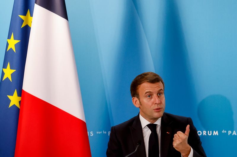 &copy; Reuters. Paris Peace Forum at Elysee Palace in Paris